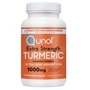 Qunol Turmeric Curcumin kapszula, 1000mg Extra Strength Supplement, szabadalmaztatott hidrogénoldó technológia, Alternatív kurkumin fekete paprika, 60 Veggie kapszula