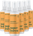 ATINADE Hand Sanitizer Spray, EWG Hitelesített, Kills Germs & Bacteria, Vegan & Plant- Based, Safe for Recursed & Kids, Orange Blossom & Eucalyptus Scent, 3.38 Fl Oz (csomag 6) (Spray Bottle)