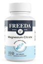 Freeda Magnézium Citrate 400 mg Per Serving - High- Abszorpció Magnézium Citrate Tablets - Essential Mineral for Nerve & Bone Health - Vegan, Kosher, Gluten- Free Magnézium Supplement (250 Ct)