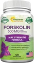 aSquared Nutrition Forskolin 500mg Max Strength -120 Kapseln, Natürliche Ergänzung für reine Gewichtsverlust Kraftstoff, Coleus Forskohlii Root-Forskolin Diät Pillen, Belly Buster Pure Fat Burner 2X Slim Trim Lose