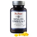 Dr.Brian Fish Oil Supplement 130 Softgel, Highly Absorbed rTG Mini Omega 3 Halolaj Kapszula EPA / DHA Fatty Acids D-vitamin, 500mg rTG Omega3 Támogatja a szív agy Immun Health No Fishy Taste