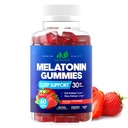 Melatonin 30 mg gumies felnőtteknek (60 adag) - Maximális erősségű alvástámogatás 30 mg Melatonin Per Gumi - gluténmentes, Sugar- mentes, Non-GMO, 100% vegetáriánus, Strawberry Flavor - 60 gumi