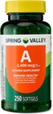 A-vitamin Softgels, 2400 mcg, 250 Count + hordozható pill tartály (2 elem)