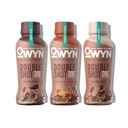 OWYN Csak mit kell Doubleshot Dairy Free Keto Protein Shake, Variety Pack, 0g cukor, 20 g növényi alapú fehérje, 180mg koffein, Gluten & Soy Free, Non-GMO, Vegan (36 Pack, 12 Fl Oz palackok)
