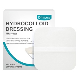 Dimora Hydrocholoid Dressing 4 "x 4" a sebápolás, 10 db Nagy tapasz kötszerek Self- ragasztó ágygyulladás, Burn, Buborékcsomagolás, Acne Care, Super Absorbent a gyors gyógyulás