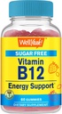 WellYe B12-vitamin 1000mcg Sugar Free Gumiabroncsok 124; Dietary Supplement Yahr 124; for Energy and Metafficial Support W.A.124; Strawberry Flavor
