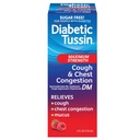 Diabeteses Tussin DM Maximális hatáserősség Köhögés és mellkasi nyomáscsökkenés Folyékony köhögés szindróma, Diabetics széfje, Berry Favored, 4 Fl Oz (1-es csomag)