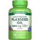 Nature 's Truth Flaxseed Oil Softsvels - 124; 90 Count - 124; Cold Pressed, Non-GMO & Gluten Free Supplement