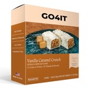 GO4IT Health Meal Ersatz Bar, HIGH Protein Nutrition Bar, HIGH Fiber, LOW Calories, KETO freundlich, On-the-go, Weight Loss Food Bar, 7/Box - (Vanilla Caramel Crunch)