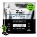 Orlo DHA - Vegan DHA kiegészítés (EPA & DHA) - Omega 3 Halolaj & Krill Alternatív - Plant- alapú Omega3 Alga Olaj - Brain & Heart Support (60 Mini Burless Softgels)
