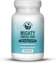 Hatalmas Omega 1000 Potent Omega 3 kiegészítés 1000 MG EPA DHA Kapszulánként magas dózisú Omega 3 Halolaj Dél-Csendes-óceáni Szúnyogok - Triglicerid Omega 3 zsírsav kiegészítés