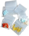 300 Packs Small Pill Bags, 6 Mil Sturdy 3 sortierte Größen 2x1.85'', 2.5x2.25'', 3x2.75''' Plastiktüten, wiederverwendbare Taschen klare Zip-Taschen, Pill Pouch Taschen für Reisespeicher Schmuck und kleine Handwerksstücke