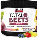 FORCE FACTOR Total Beets Beet Root Powder with Energy, NO3-T ® Nitrates to Support Circing, Blood Pressure, Blood Flow, and Stamina - Plus Green Tea Extract. Szuperétel kiegészítés, 30 szertartás