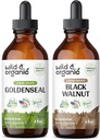 Wild & Organic Goldenplace Tinkture 4 fl oz & Black Walnut Tinkture 4 fl oz