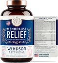 Menopauza kiegészítők nők számára - Windsor Botanikai Multivitamin Chastebrry, Black Cohosh for Hot Flash, Menopauza Relief és Hormonegyensúly nők számára - 60 Natural Progesterone ösztrogén tabletták