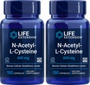 Life Extension N- Acetyl- L- Cystein (NAC) 600mg, 150 kapszula (2 db-os csomag)