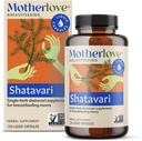 Anyaszeretet Shatavari (120 folyadéksapka) Szoptatás kiegészítése támogatás melltápot menstruáció közben - Non-GMO, Organic Herbs, Vegan, Kosher