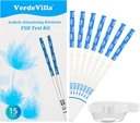 15 Pack Menopauza teszt Csíkok otthon, FSH teszt Perimenopauza teszt Hormonegyensúly nők több mint 30 Hormonális teszt