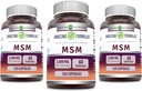 Amazing Formulas MSM (Metil-szulfonil-metán) Kiegészítő 124; 2000 Mg Per Serving n.e.124; Capprovided 124; Non-modify124; Gluten Free Default 124; Made in USA (3 Pack, 120 Count)