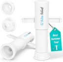 Trobing Bug Bite Suction Tool, Venom Extractor Sucker, Bee Sting Bite Relief, Easy to Use, Natural Itch Relief, Csökkenti a fájdalmat és a duzzanat, Első segítség túrázáshoz, hátizsákkal és kempingezéshez (White2 Pack)