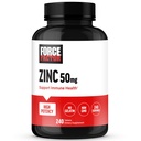 Kraftfaktor Zink 50mg, Zinkergänzungsmittel mit Zinkoxid-Pulver, Zink-Gluconat und Zink-Zitrat für Immununterstützung und Immungesundheit, hochfest, Vegan, Gelatinefrei, Non-GMO, 240 Tabletten