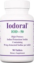 Optimox Iodoral 50 mg kiegészítés - Kálium-jodid tabletták, magas hatásfokú jódpótlás, pajzsmirigy támogatás, vitaminok és ásványi anyagok - 90 gróf