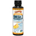 Barlean Omega 3 halolaj folyadék kiegészítés D-vitamin férfiak és nők, mango barack, 1080mg EPA és DHA zsírsav, 8 oz