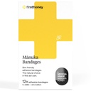 Első Méz Manuka Méz ragasztószalag 12 Pack 124; Latex Free, Antibiotic Free Wound Dression 124; Orvosi fokozatú Méz Adhesive Pads