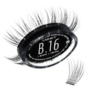 Lashify Bold 16mm Gossamer Eyelash kiterjesztések újratöltés, fekete, DIY hamis pillák természetes megjelenés