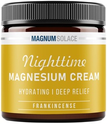 Magnézium krém - Éjszakai magnézium krém - Alkalmazás lábakra, fenékre, karokra vagy mellkasra - Topical Magnézium-klorid - USA Készült és biztonságos gyerekeknek