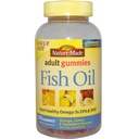 Természet Készített halolaj gumik, 150 Softgels érték mérete, Heart- Egészséges Omega 3s 57 mg, finom szamóca, citrom, & narancs