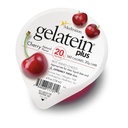 GelaTein Plus Cherry: 20 gramm fehérje. Ideális tiszta folyékony étrend. Remek edzés előtti vagy utáni nasi. (36 darabos csomagolás)
