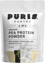 PURIS ® Organic Pea Protein Powder, 100% Made in the USA, 2 LB Unflavored, Certified Organic, Vegan, Gluten Free, Dairy Free, Non GMO, Plant- Based Protein, Keto, BCAA (2 font (12-es csomag), Flavored)