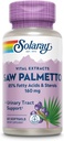 SOLARAY Saw Palmetto Extrakt - Prostata-Gesundheit und Harnweg-Unterstützung - 136 mg Fettsäure und Sterols - Lab Verified, 60-Day Geld-Back-Garantie (60 Servietten, 60 Softgels)