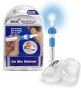 Wax kivonat Ear Wax Remover w / 2 Rugalmas tippek, LED Light, & tisztítás Brush Wash