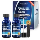 Toenail Gumbus kezelés Extra Strength 25% undecilenic Acid & Tea Tree Oil, Kail Gungus kezelés Toenail & Ujjak, gombaellenes Körömkezelés Sérült köröm és vékony lábszár- 2Pcs