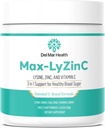Max- LyZinC Therapy 124; L- Lysine 1100 mg + Cink 6 mg + C-vitamin 100 mg - 3- in- kiegészítés a vércukor fenntartásához már az egészséges tartományban - One- Scoop- Napi por