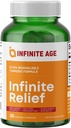 INFINITE AGE Végtelen segélyezési együttes kiegészítés, 30 gróf - Készült az USA-ban, Vegan, Gluten Free, All- Natural - 250mg Turmic kivonat Plus 240mg Salicin fehér Willow Bark