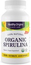 Healthy Origins Organic Spirulina 500 Mg (Organic Certified, Kosher Certified, Natural, Non-GMO, Gluten Free, Vegan Superfood), 720 Tabletten