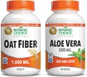 Botanic Choice - Zab & Aloe Vera: Diétás fiber & Digesztikus egészségügyi kiegészítés Bundle