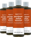 Alapok elsősegély fertőtlenítő, 10% povidon jód oldat, 8 Fl Oz, csomag 4