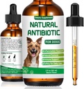 Antibiotikumok kutyáknak, természetes antibiotikumok kutyáknak, kutya antibiotikumok, kutya multivitamin, támogató kutya allergia és Itch Relief, Diétás kiegészítés, természetes gyógynövény kiegészítés