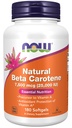 Now Foods Supplements, Natural Beta Carotene 25000 NE, Essential Nutrition, 180 Softgels