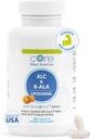 Core Med Science Liposomal ALC & R- ALA Supplement Capsules - Acetil- L- karnitin (900mg) & R- Alpha Lipoic Acid (75mg) - Promotes Energy & Focus - Supports Mental Function & Memory Cognition (90 Count)