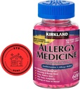 Kirkland Signature Allergy Medicine Difenhydramine HCI 25 Mg, 600 Minitab + STS Sticker.