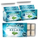 AshwaGum RELAX Gum by BetterGum, High Potency Supplement with KSM 66 Ashwagandha and Gaba, Supports Stress and Tension Relief, Alternative to Gumies, Sugar- Free, Pack of 2