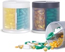 2 Pack KIGI nagy kapacitású orvostudományi szervező Pill palackok 4 Commodities