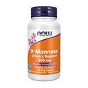 NOW Foods Supplements, D-Mannose 500 mg, Non-GMO Project Ellenőrzött, Egészséges vizeletürítő *, 60 Veg kapszula