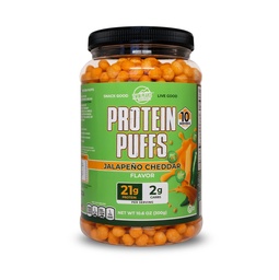 Twin Peaks Protein Puffs - (Jalapeno Cheddar), Keto Friendly, Low Carb Snack (300g, 21g Protein, 2g Net Carbs, High Protein, Egészséges Crunchy Snack)