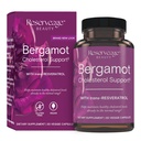 Reserve Schönheit Bergamotte Cholesterol-Unterstützung mit Resveratrol - Antioxidante Ergänzung für Herz-Kreislauf-Unterstützung & Herzgesundheit - Vegan & Non-GMO - 30 Kapseln (30 Servierungen)